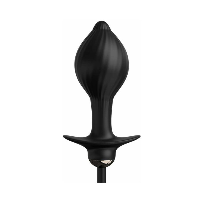 Pipedream Anal Fantasy Elite Collection Auto-Throb Inflatable Vibrating Plug Black