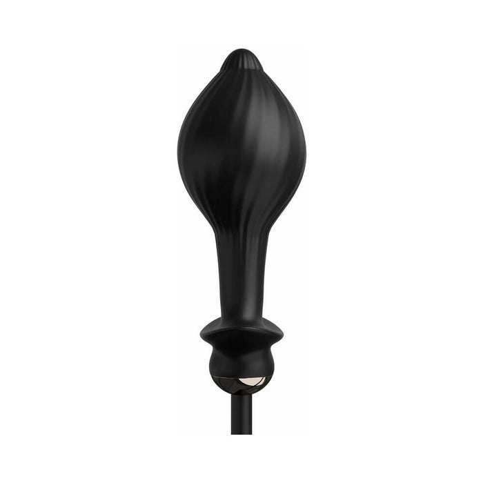 Pipedream Anal Fantasy Elite Collection Auto-Throb Inflatable Vibrating Plug Black