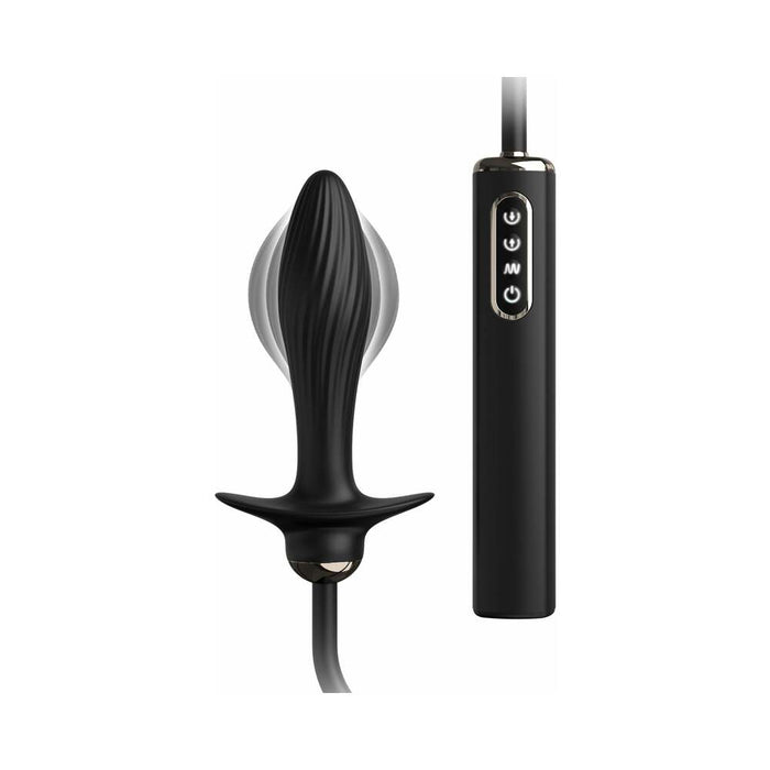 Anal Fantasy Elite Collection Auto-Throb Inflatable Vibrating Plug Black