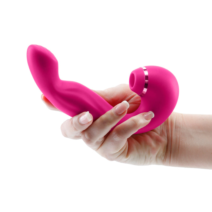 INYA Symphony Rechargeable Vibe with Suction Pink