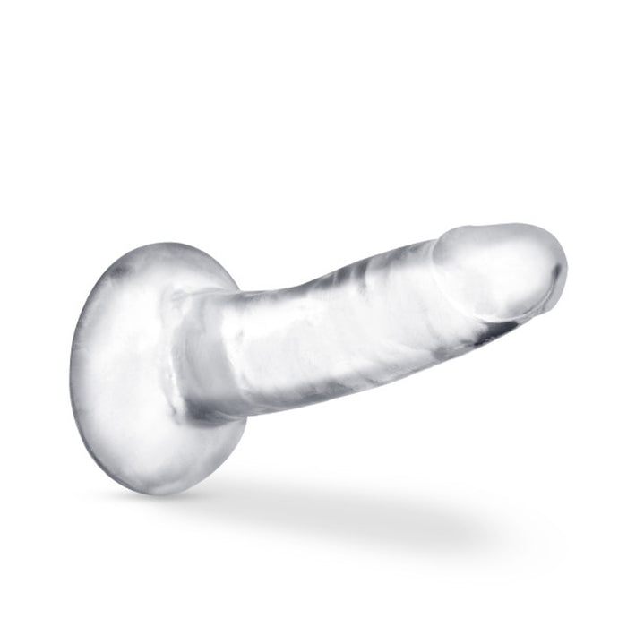 Blush B Yours Plus Hard n' Happy 5 in. Dildo with Suction Cup Clear