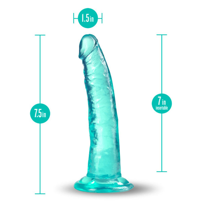B Yours Plus Lust n' Thrust 7 in. Dildo Teal