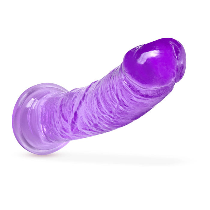Blush B Yours Plus Roar n' Ride 8 in. Dildo with Suction Cup Purple