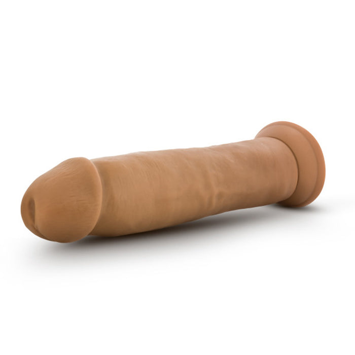 Blush Dr. Skin Silicone Dr. Henry Realistic 9 in. Posable Dildo with Suction Cup Tan