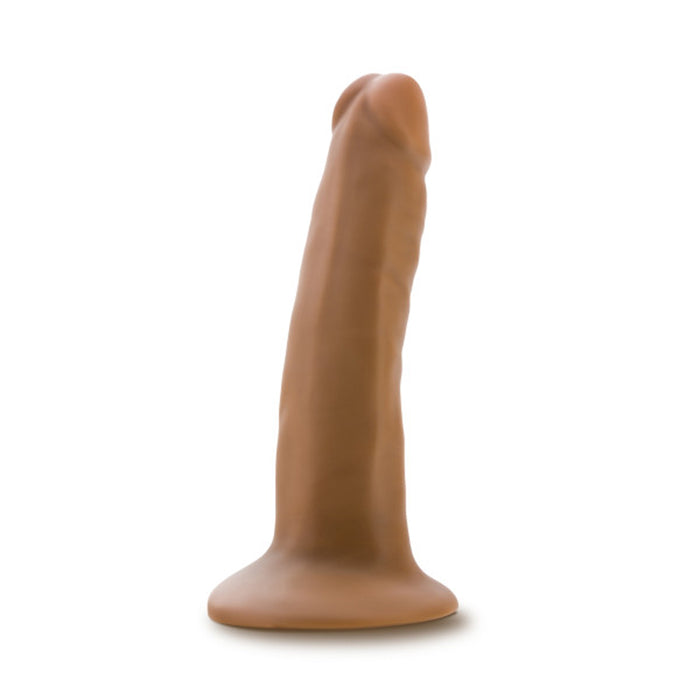 Blush Dr. Skin Silicone Dr. Lucas Realistic 5 in. Posable Dildo with Suction Cup Tan