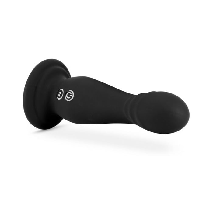 Impressions Amsterdam Rechargeable Silicone 6.5 in. Vibrating Dildo Black