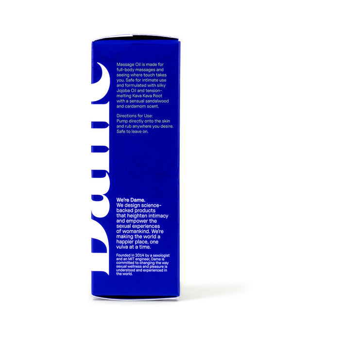 Dame Sex Oil Massage Oil 2 oz.