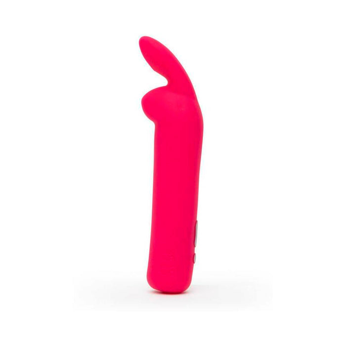 Happy Rabbit Rechargeable Silicone Bullet Vibrator With Ears Pink
