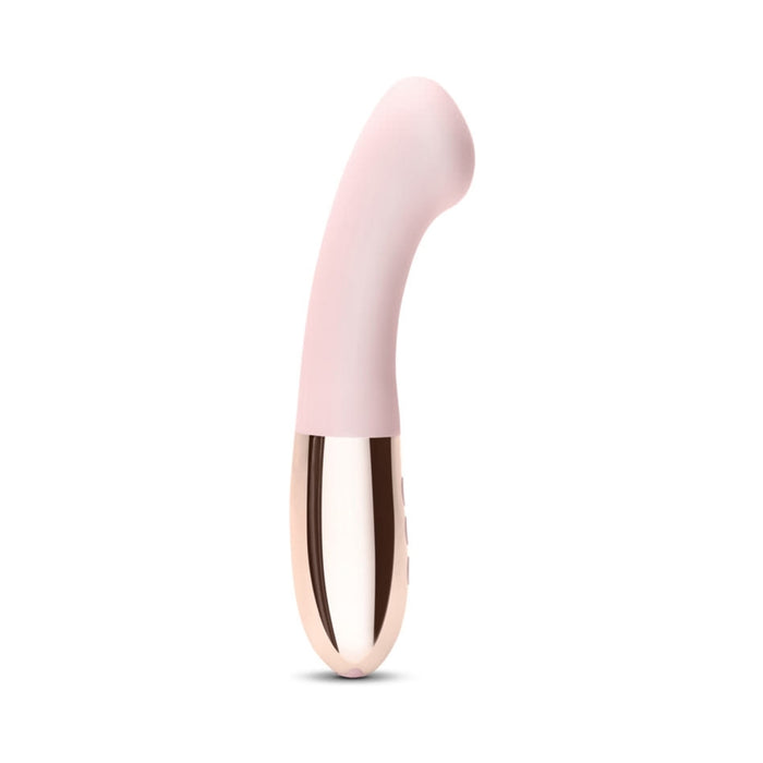 Le Wand Gee Rechargeable Silicone G-Spot Targeting Vibrator Rose Gold