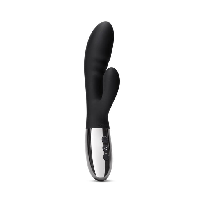 Le Wand Blend Rechargeable Double-Motor Silicone Rabbit Vibrator Black