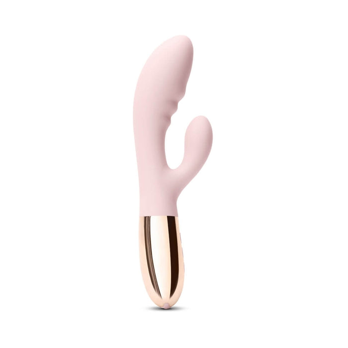 Le Wand Blend Rechargeable Double-Motor Silicone Rabbit Vibrator Rose Gold