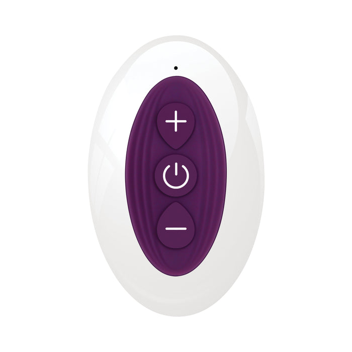 Gender X Velvet Hammer Rechargeable Remote-Controlled Thumping Thrusting Dual Stimulator Purple
