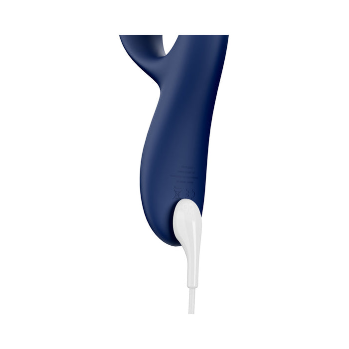 We-Vibe Nova 2 Rechargeable Flexible Silicone Rabbit Vibrator Midnight Blue