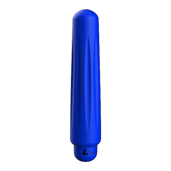 Luminous Delia 10-Speed Bullet Vibrator With Silicone Sleeve Royal Blue