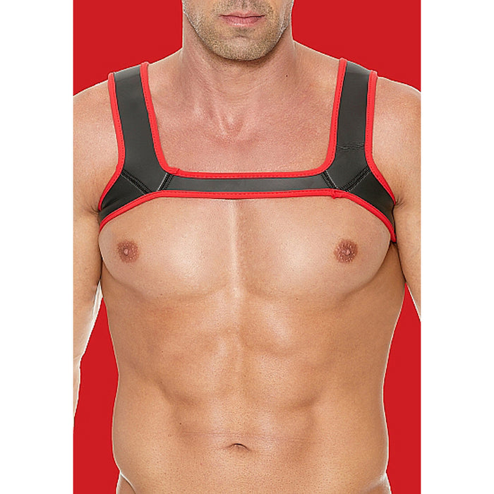 Ouch! Puppy Play Neoprene Harness Red L/XL