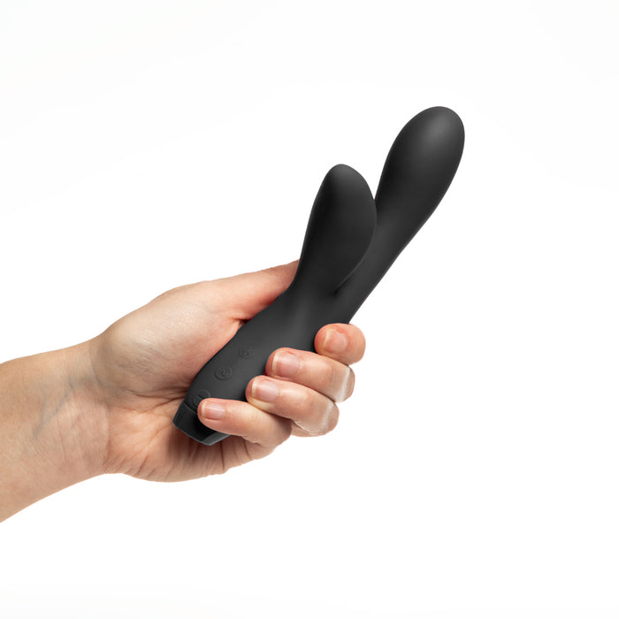 Je Joue Hera Flex Rechargeable Flexible Silicone Rabbit Vibrator Black