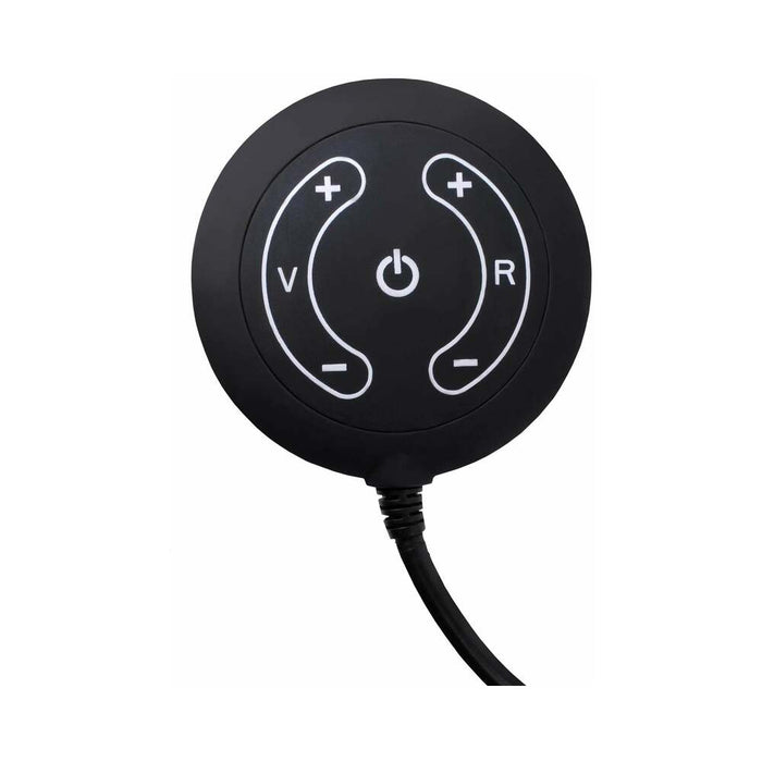 PDX Elite Milk Me Silly Remote-Controlled Vibrating Rotating Dual-Entry Mega Masturbator Brown