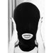 Ouch! Black & White Submission Mask With Open Mouth Black