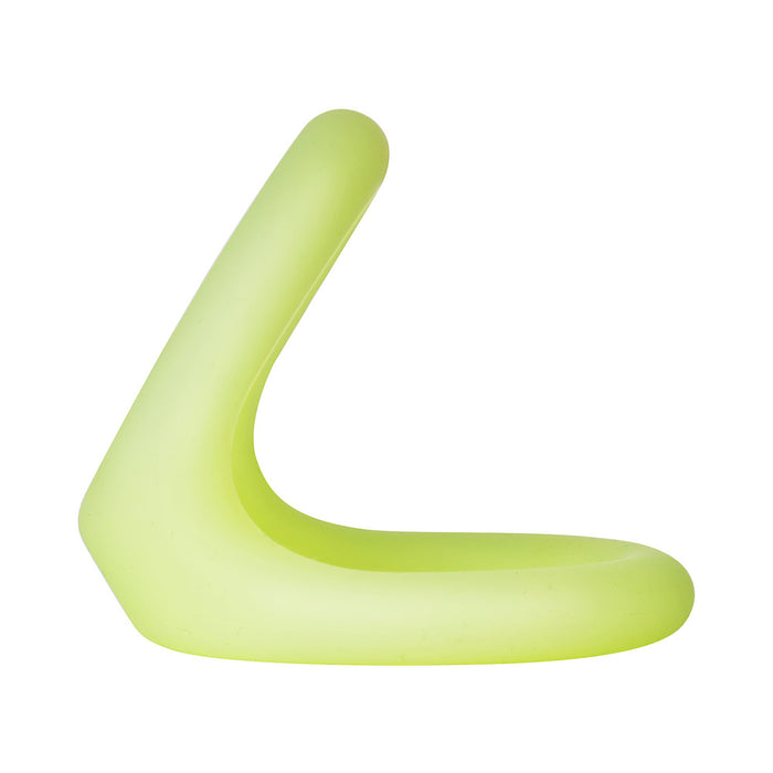 Forto F-22 Liquid Silicone Cock & Ball D-Ring Large Glow