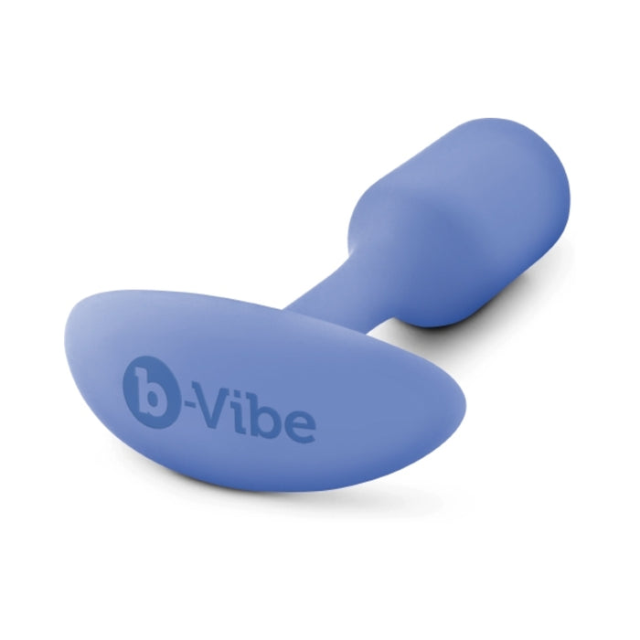 B-Vibe Snug Plug 1 Weighted Silicone Anal Plug Violet
