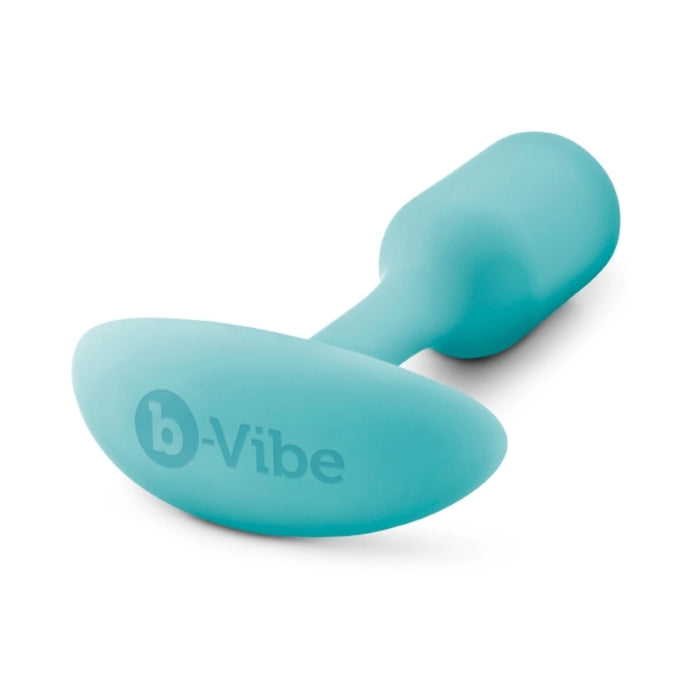 b-Vibe Snug Plug 1 Weighted Silicone Anal Plug Mint