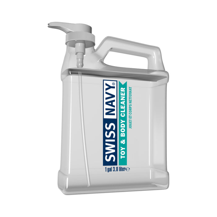 Swiss Navy Toy and Body Cleaner with Pump 1 Gallon / 128 oz.