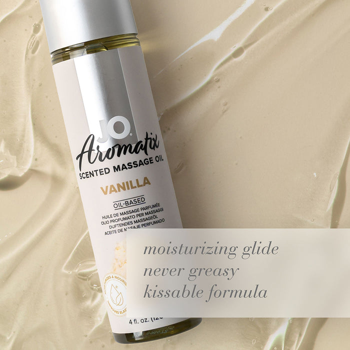 JO Aromatix Vanilla Scented Massage Oil 4 oz.