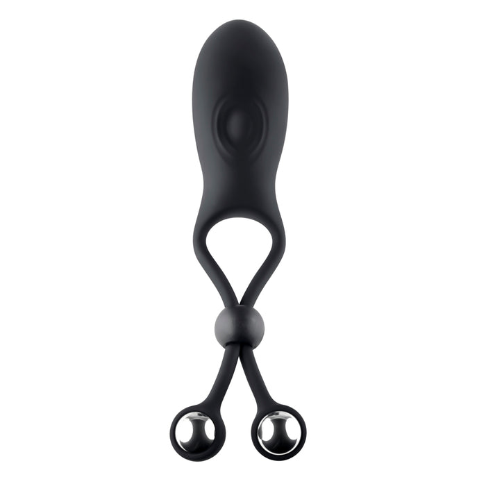 Zero Tolerance The Big Bang Rechargeable Tapping Silicone Cockring Black