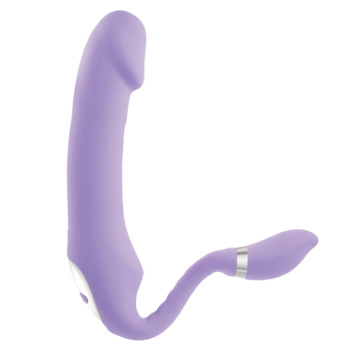 Gender X Orgasmic Orchid Rechargeable Poseable Dual-Ended Silicone Vibrator Lavender