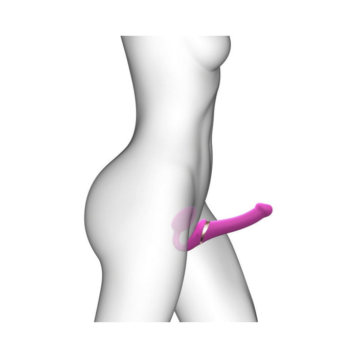 Strap-On-Me Multi Orgasm Bendable Strapless Strap-On Fuchsia Small