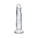 B Yours Diamond Crystal 7 in. Dildo Clear