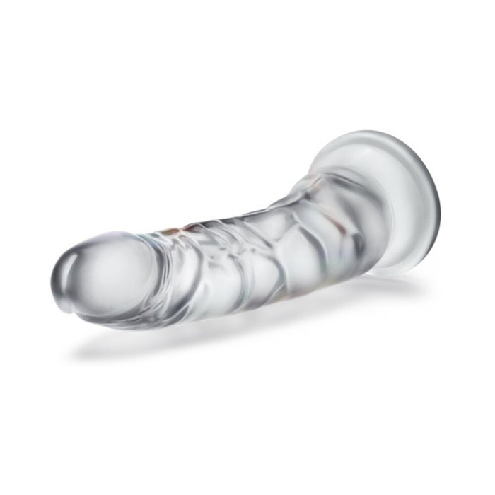 Blush B Yours Diamond Glisten 8 in. Dildo with Suction Cup Clear