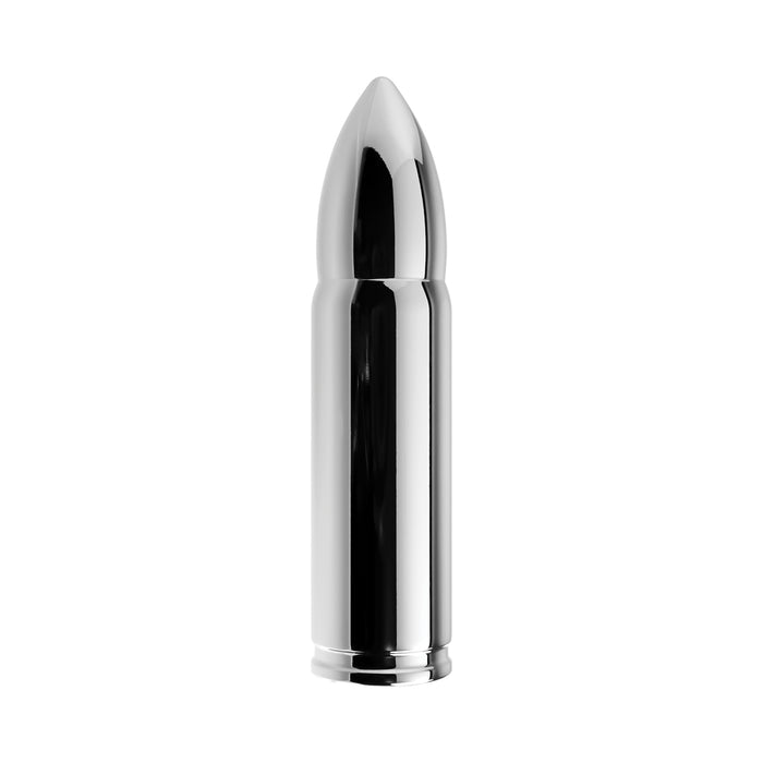 Zero Tolerance Full Metal Love Rechargeable Aluminum Bullet-Shaped Bullet Vibrator Silver
