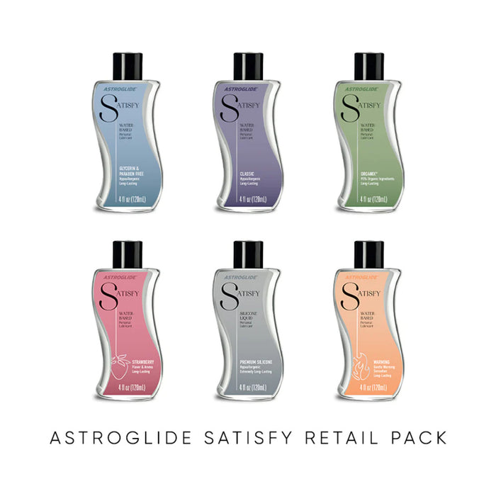 Astroglide Satisfy Collection 30-Piece Starter Pack and POP Counter Display