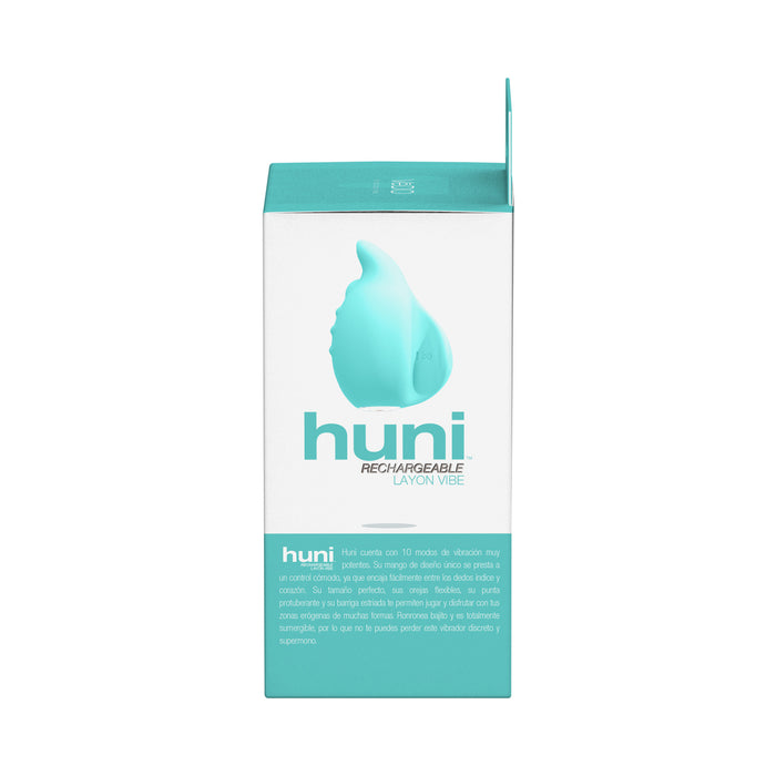 VeDO Huni Rechargeable Finger Vibe Tease Me Turquoise