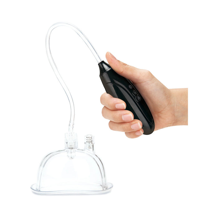Lux Fetish Rechargeable Pussy Pump with Clit Clamp