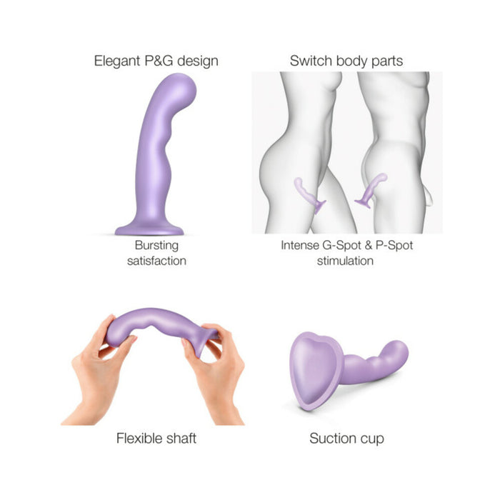 Strap-On-Me Dildo Plug P&G Metallic Lilac Large