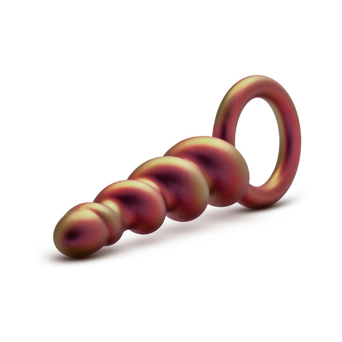 Anal Adventures Matrix Silicone Spiral Loop Plug Copper