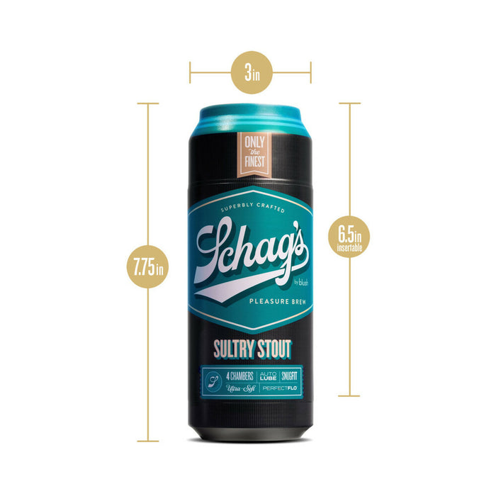 Schag's Sultry Stout Self-Lubricating Stroker Frosted