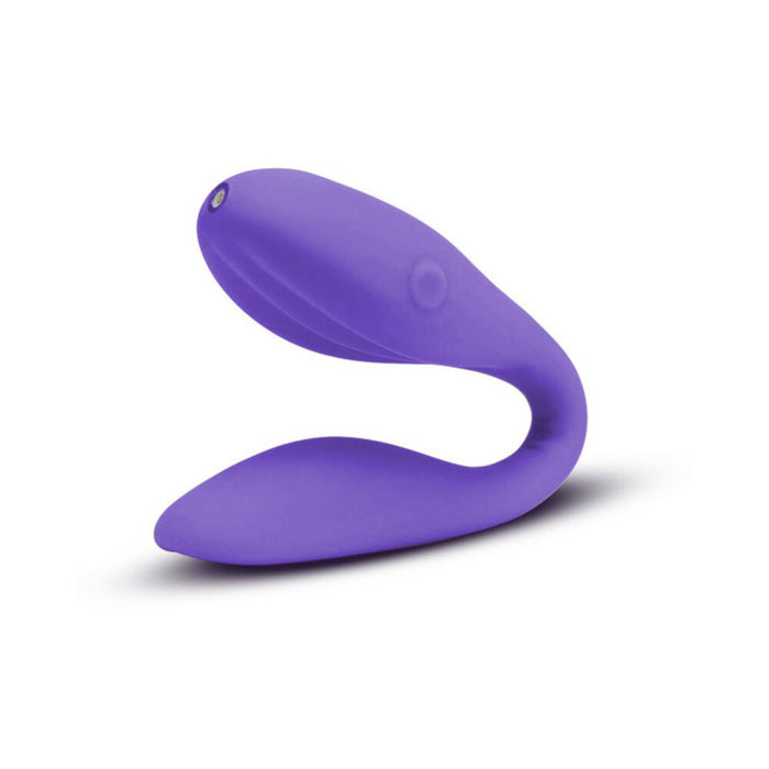 Blush Wellness Duo Rechargeable Silicone Wearable Couples Dual Stimulation Vibrator Purple