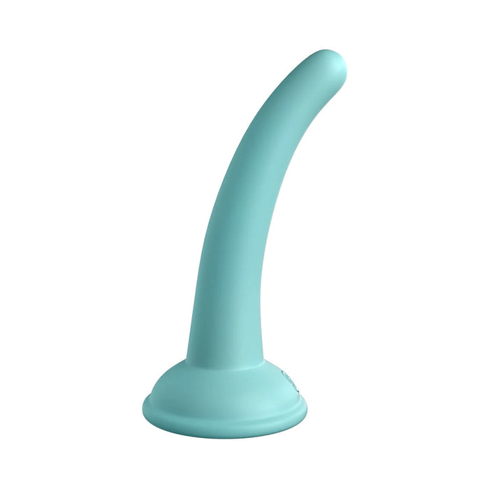 Dillio Platinum Collection Curious Five 5 in. Silicone Dildo Teal