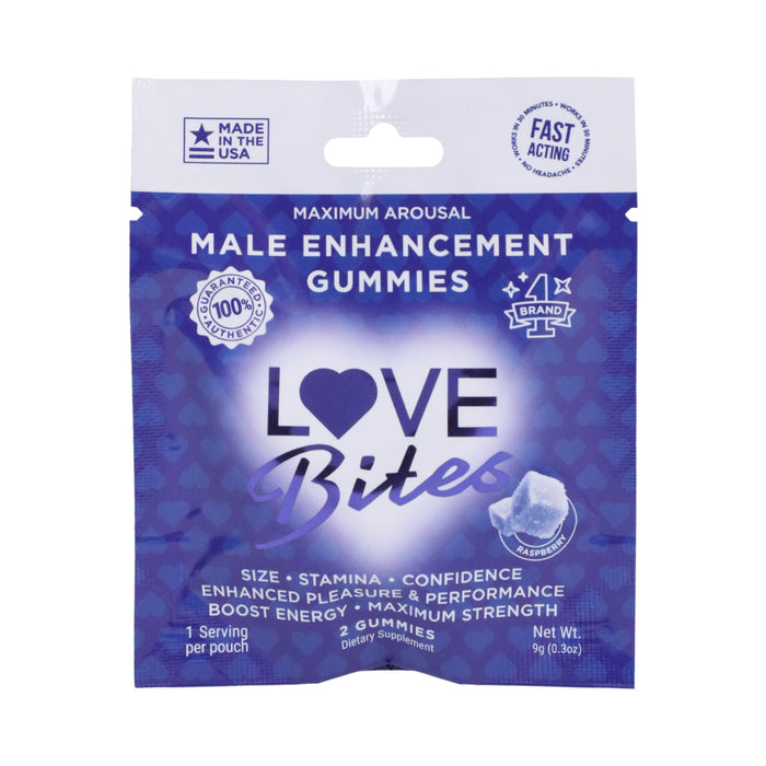 Love Bites Male Enhancement Gummies 2-Pack 12-Piece Display