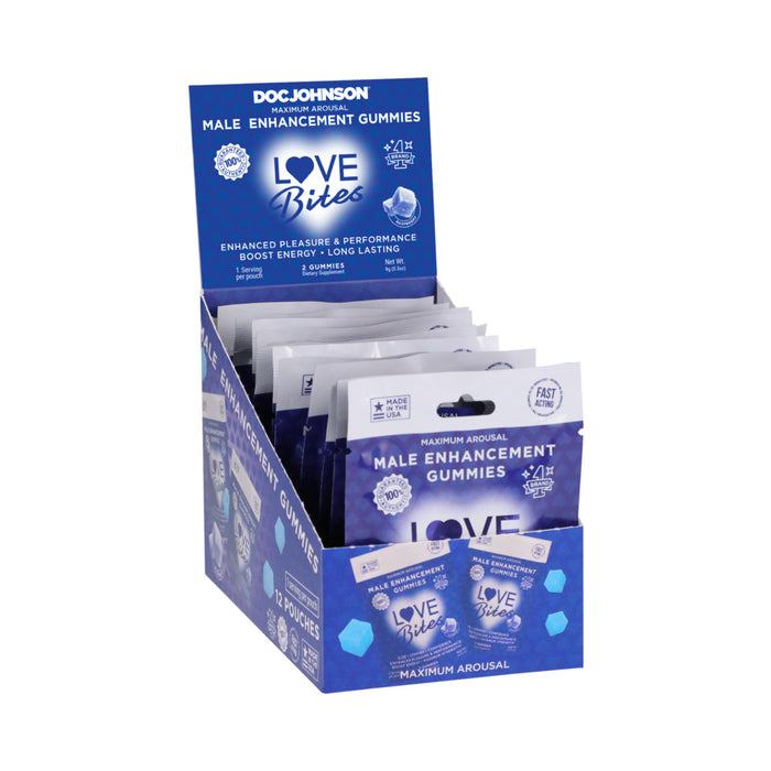 Love Bites Male Enhancement Gummies 2-Pack 12-Piece Display