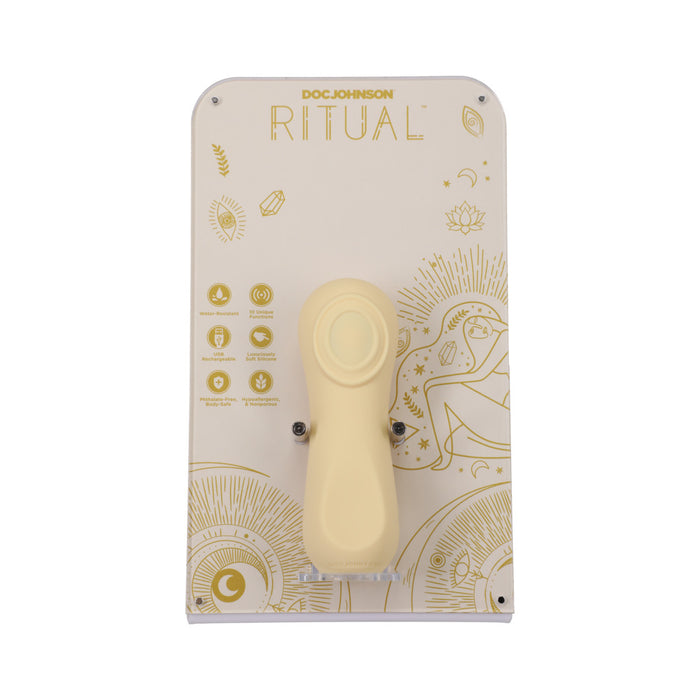 RITUAL Sol Rechargeable Silicone Pulsating Vibrator Yellow