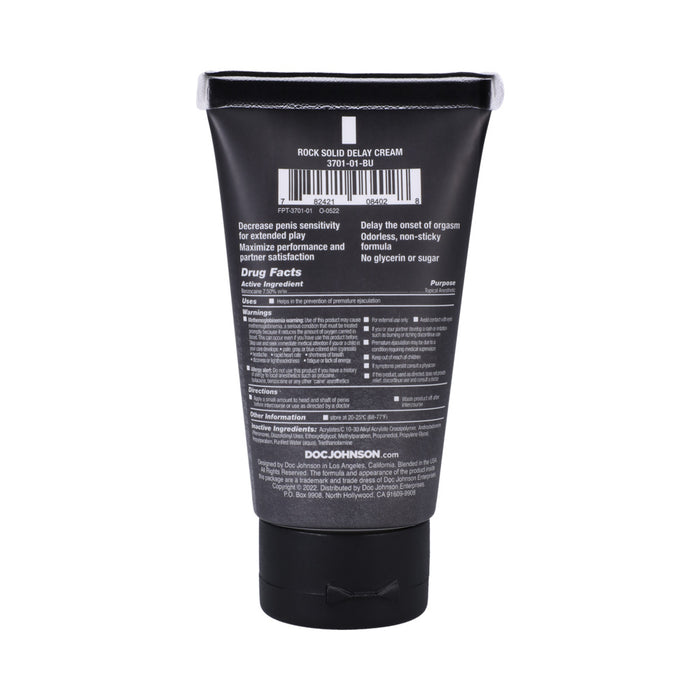 Rock Solid Delay Cream 2 oz. (Bulk)