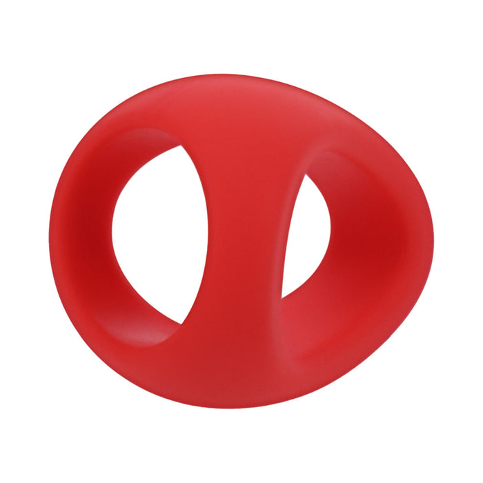 Tantus Stirrup C-Ring Cock and Ball Sling Crimson