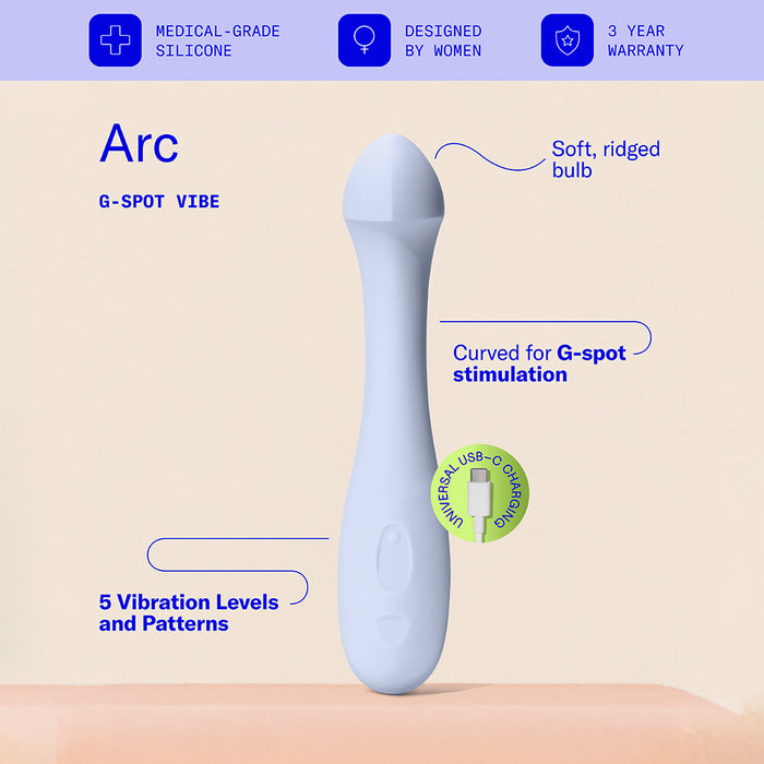 Dame Arc G-Spot Vibrator Ice