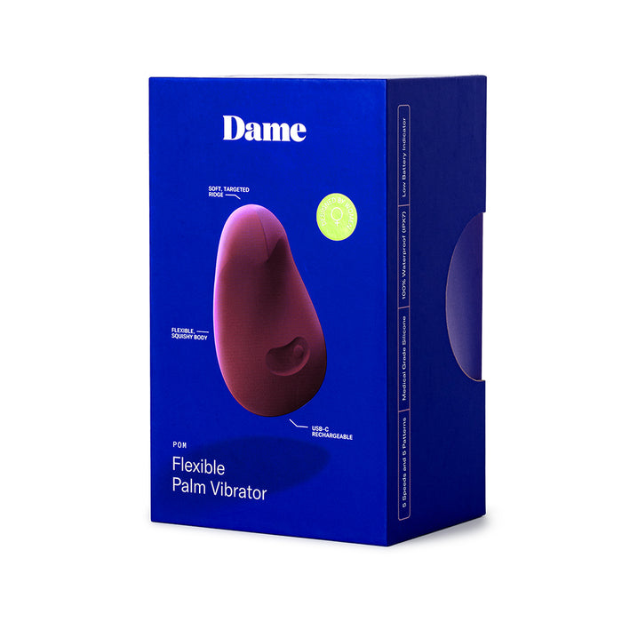 Dame Pom Flexible Vibrator Plum