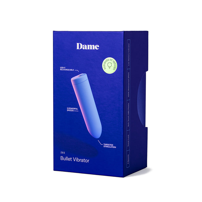 Dame Zee Bullet Vibrator Periwinkle