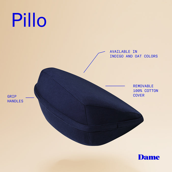 Dame Pillo Sex Pillow Indigo